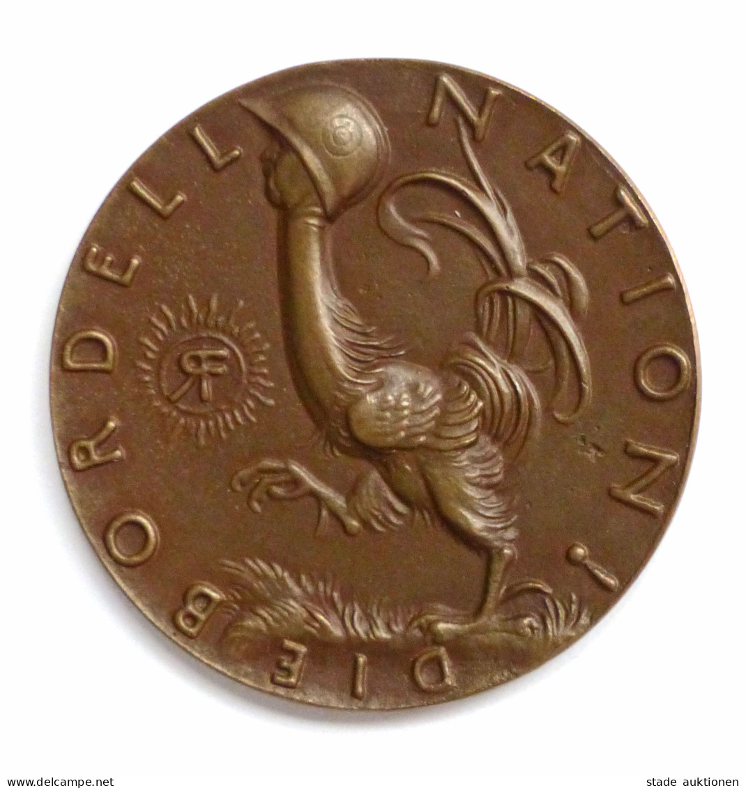 Zwischenkriegszeit Medaille (Bronze) 1923 Goetz, Karl Auf Die Bordell Nation Ca. 60mm - Geschichte