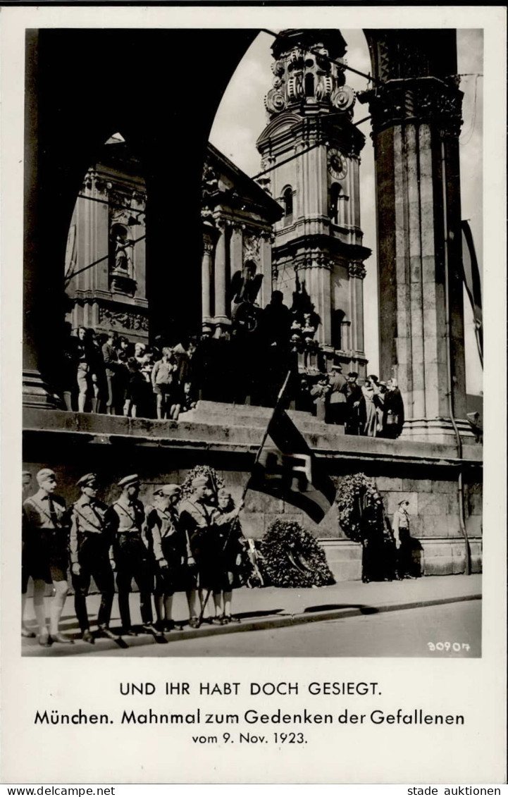 Propaganda WK II - 9.NOVEMBER 1923 - Mahnmal München Und Ihr Habt Doch Gesiegt I - Weltkrieg 1939-45