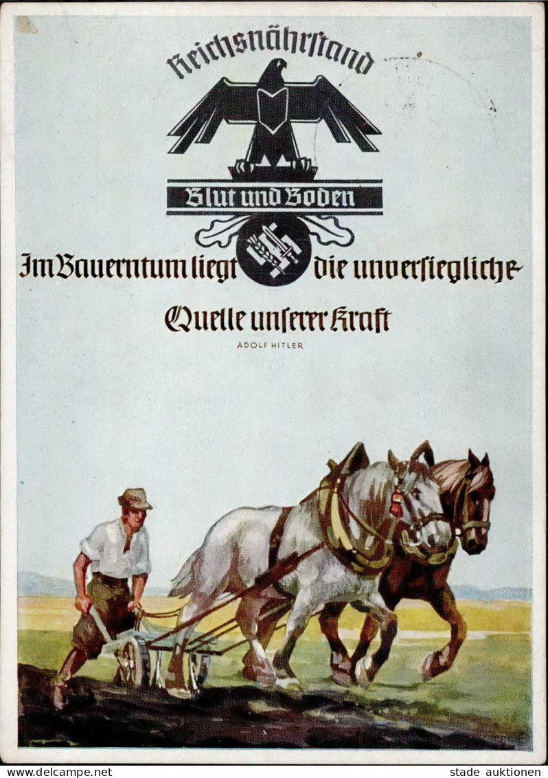 Propaganda WK II Leipzig 5. Reichsnährstand Ausstellung 4.-11.06.1939 Mit Sonderstempel I-II Expo - Guerra 1939-45