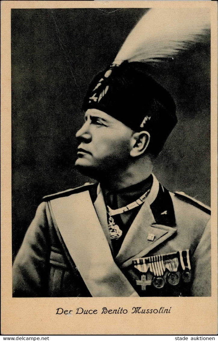 Benito Mussolini Der Duce, Sonderstempel 1937 - Personaggi