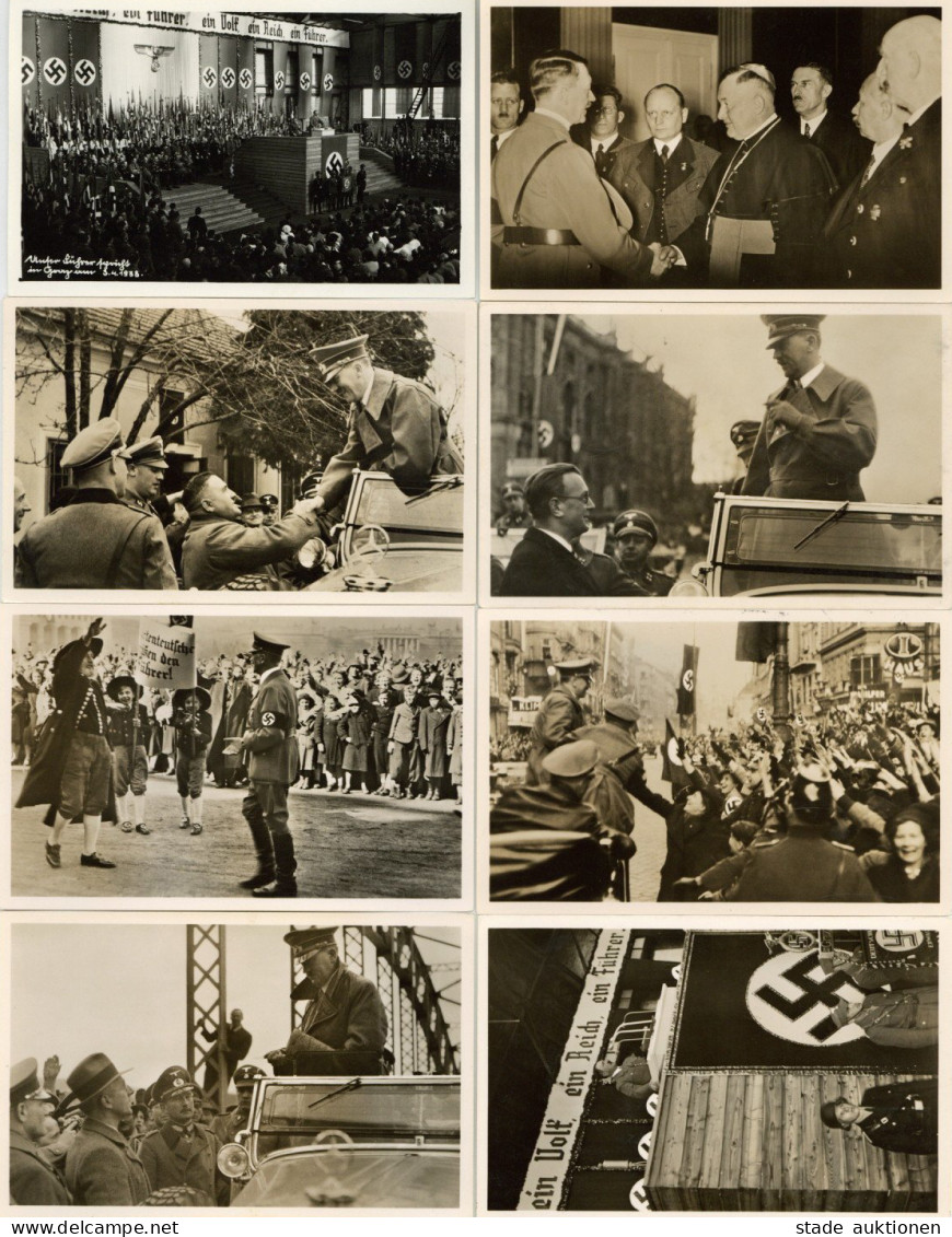 HITLER WK II - HITLER In Der OSTMARK - Sammlung Von 32 Versch. Hitler-Ak Davon 29 Nummerierte PHOTO-HOFFMANN-AK (PH O1,3 - Personen