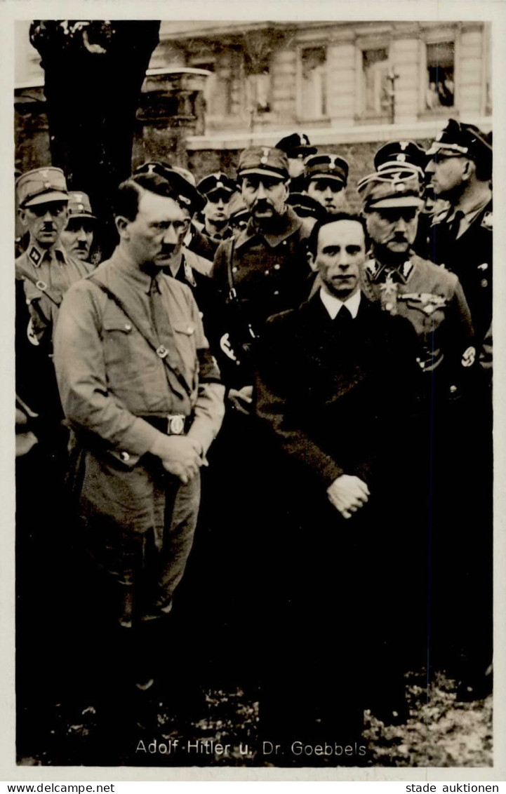 HITLER WK II - Hitler Und GOEBBELS General V. EPP Am Grabe Horst Wessels I - Characters