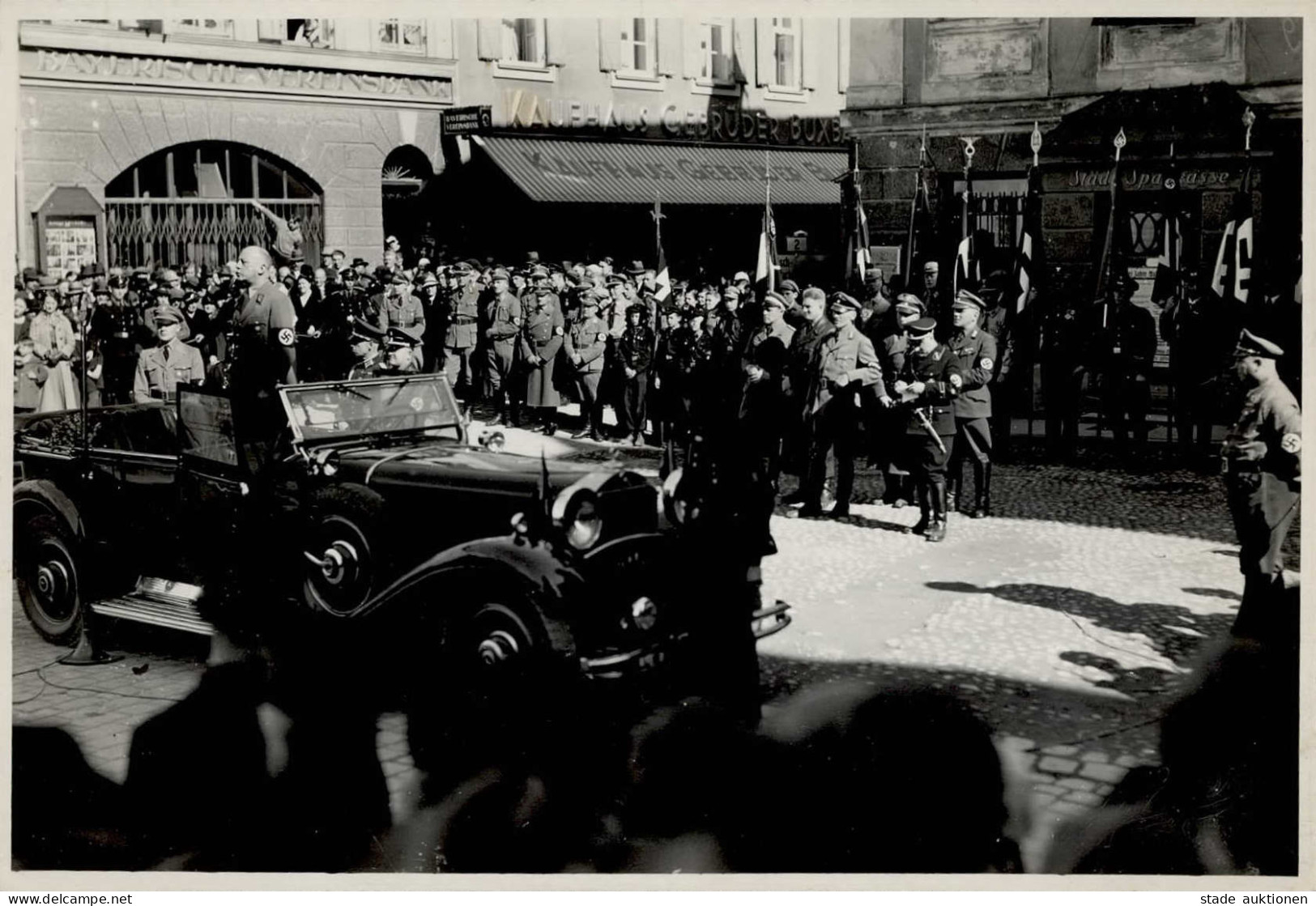 WK II Gauleiter Wagner, Adolf 1936 In Weilheim Foto Ca. 10x14cm - Personajes