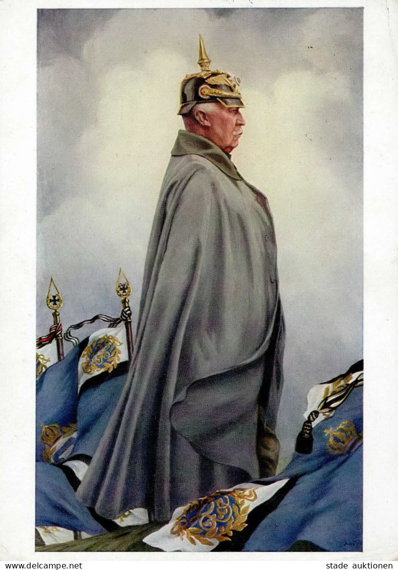 Ludendorff, Erich General Künstlerkarte I-II (kleine Eckbüge) - Personajes