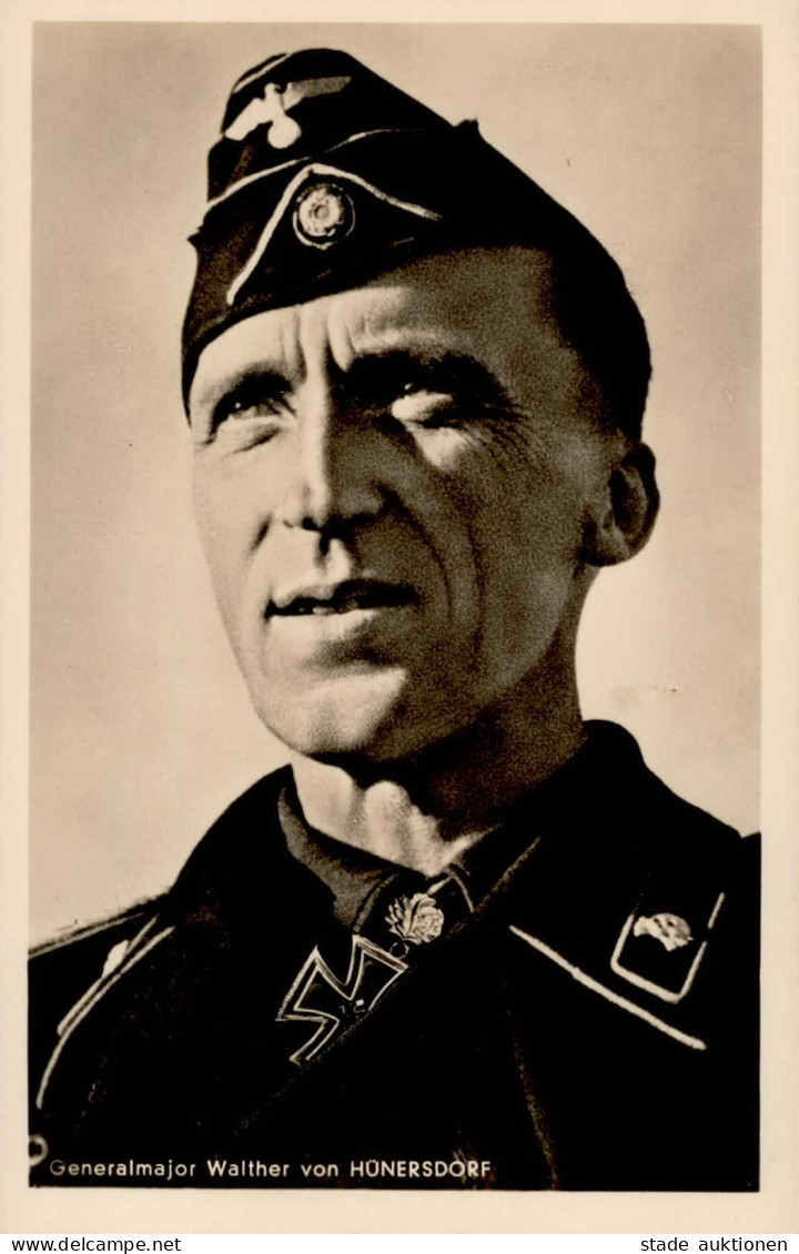 Ritterkreuzträger WK II - R 115 Generalmajor Walther Von HÜNERSDORF I - Guerre 1939-45