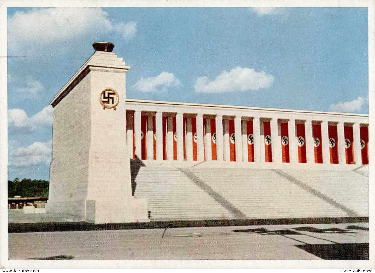 REICHSPARTEITAG NÜRNBERG WK II - Reichsparteitagsgelände (Michel 504) S-o 1938 I - Weltkrieg 1939-45