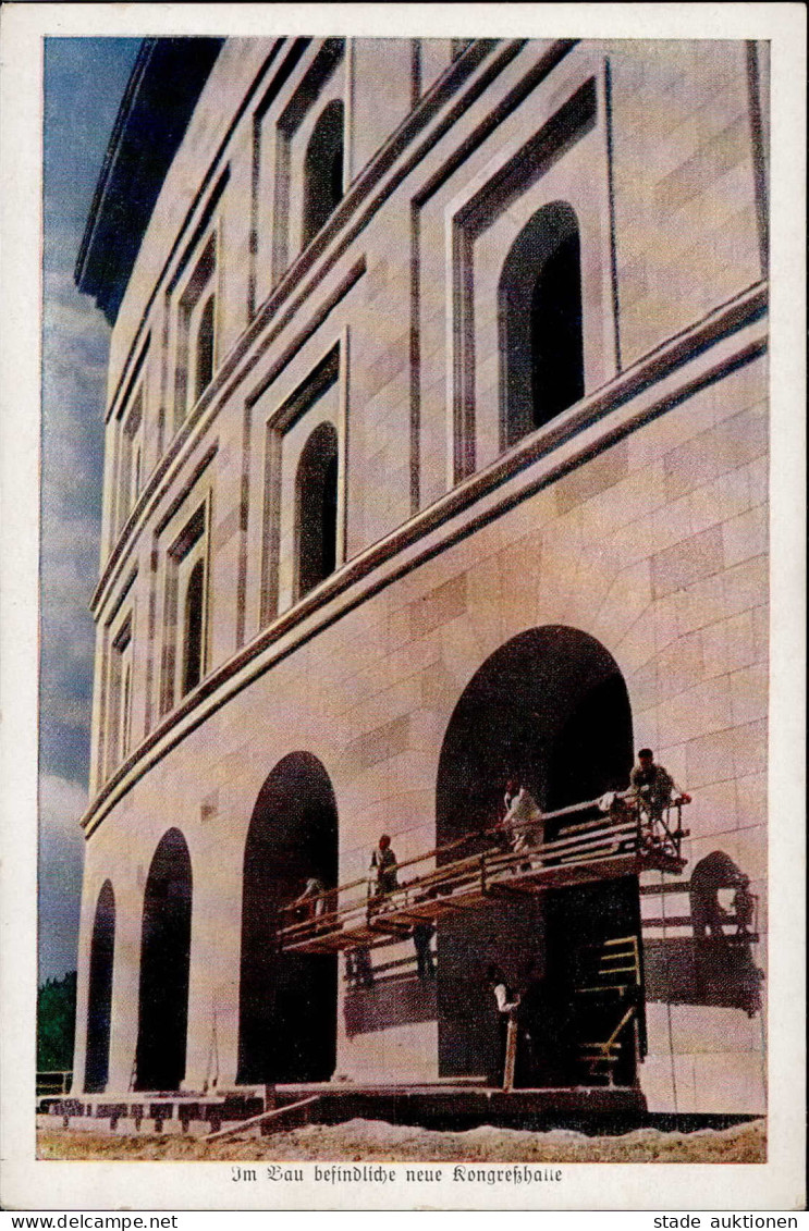 REICHSPARTEITAG NÜRNBERG WK II - Verlag König 1028 Im Bau Befindliche Neue Kongreßhalle I - Guerre 1939-45