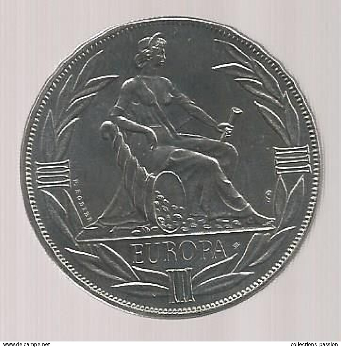 Médaille, ECU 1985, EUROPE DES 10, Europa, 2 Scans, Frais Fr 2.95 E - Autres & Non Classés