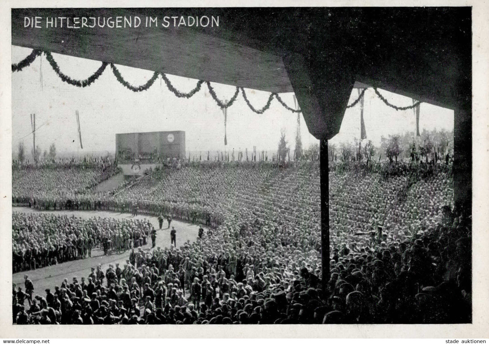 REICHSPARTEITAG NÜRNBERG 1934 WK II - Die HITLERJUGEND Im Stadion I - Weltkrieg 1939-45