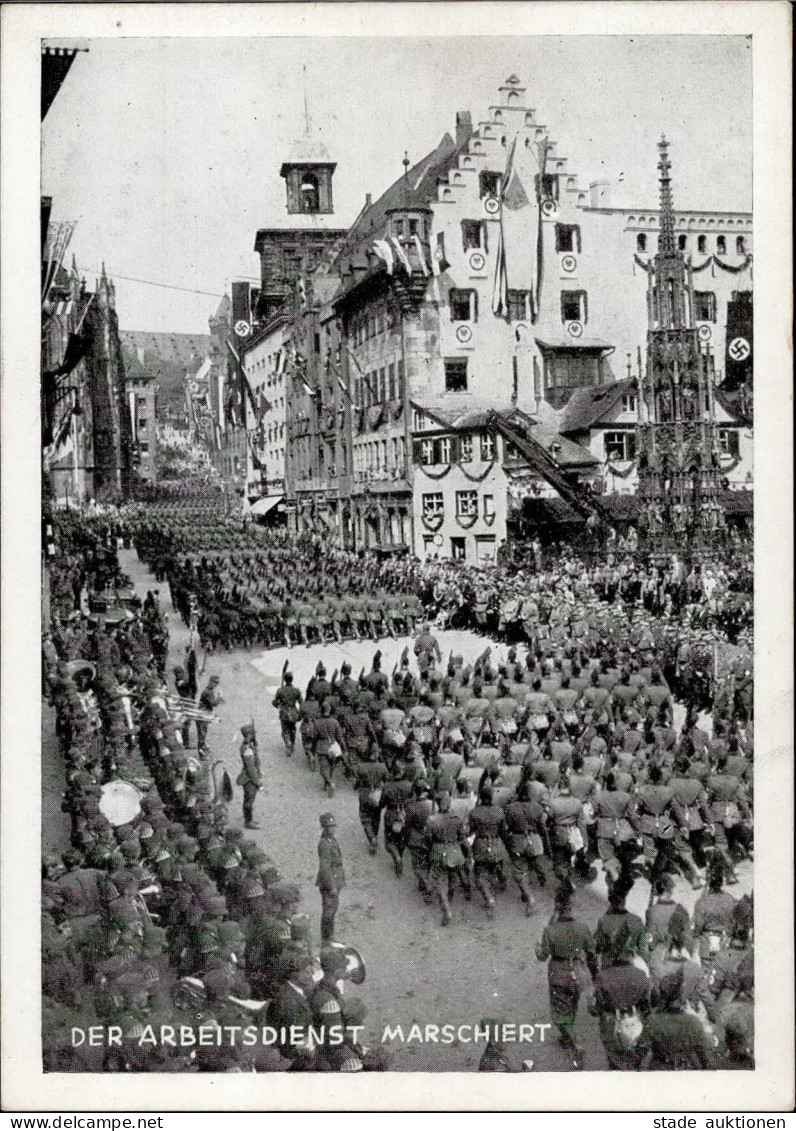 REICHSPARTEITAG NÜRNBERG 1934 WK II - Stürmer-Verlag Der Arbeitsdienst Marschiert I - War 1939-45