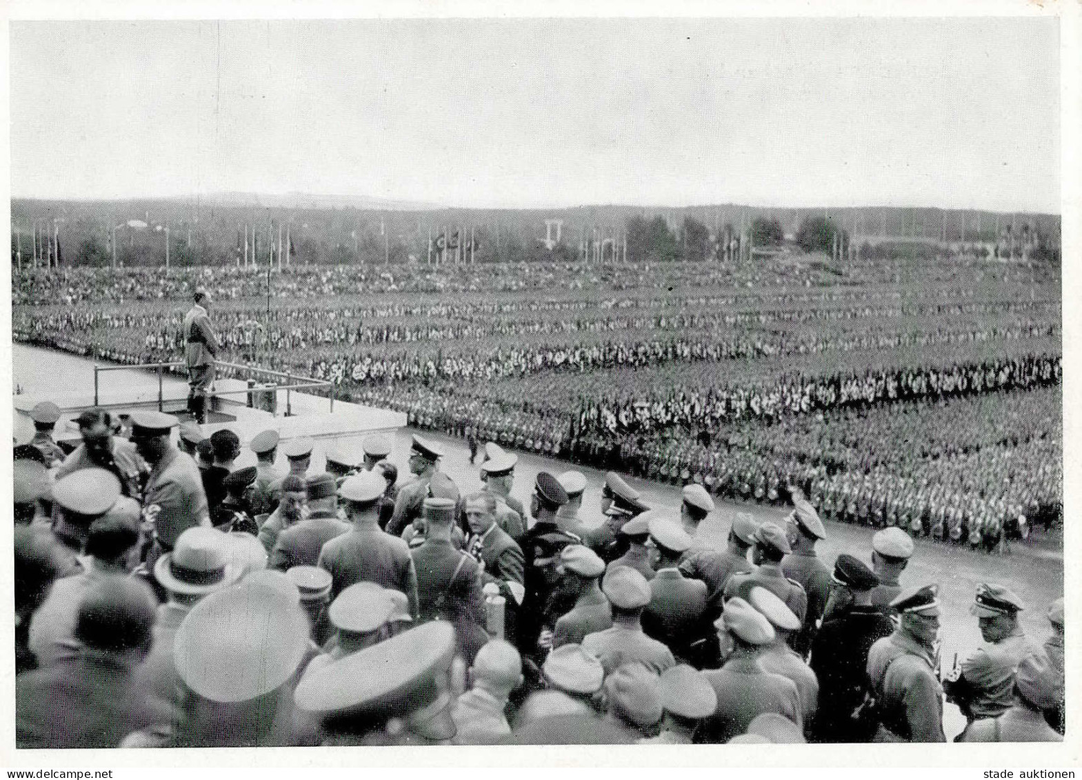 REICHSPARTEITAG NÜRNBERG 1935 WK II - Zerreiss Karte 14 Der Führer Spricht I - Guerra 1939-45