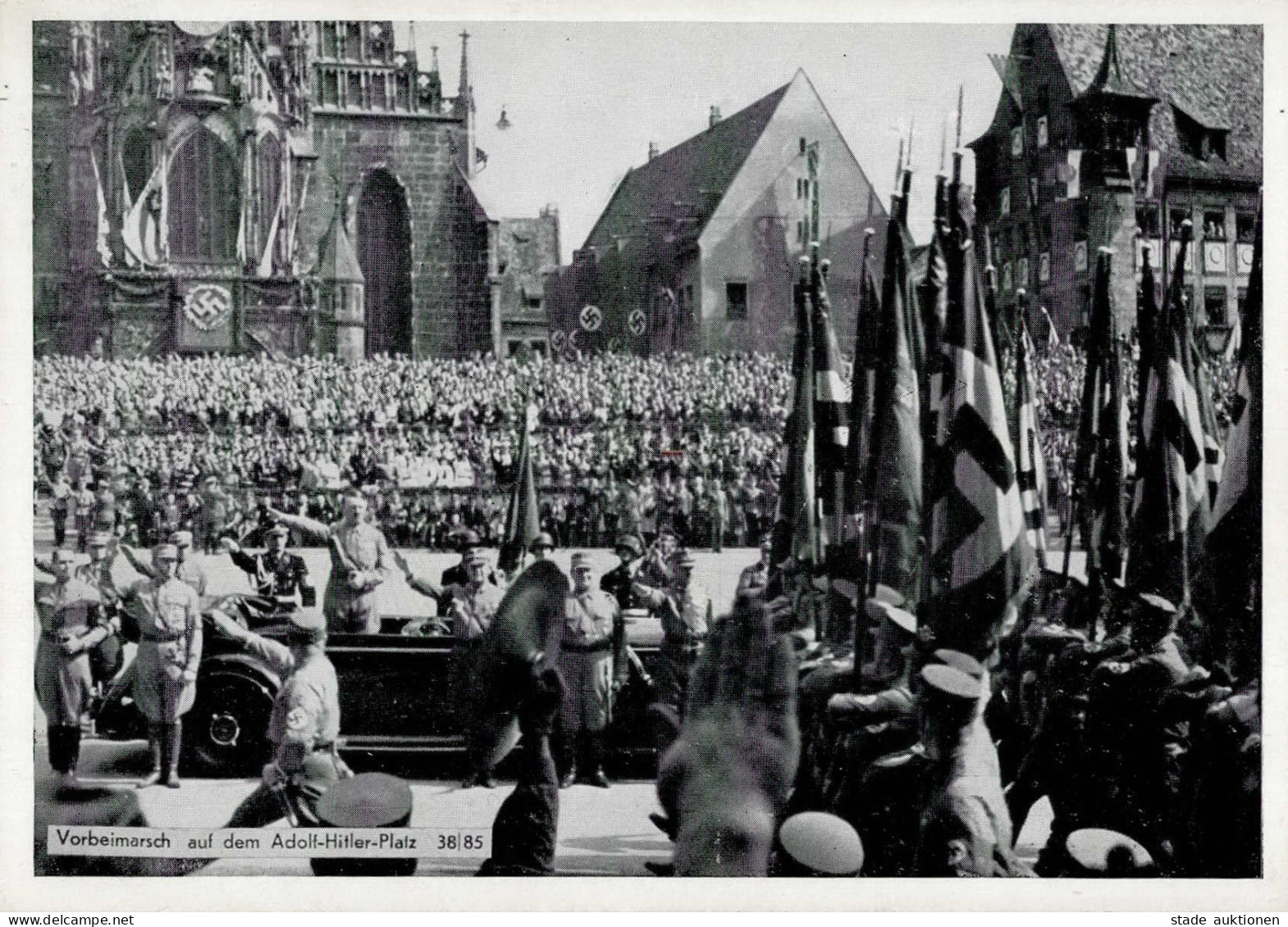 REICHSPARTEITAG NÜRNBERG 1938 WK II - Intra 38/85 Vorbeimarsch Auf Dem Adolf-Hitler-Platz I - Guerre 1939-45