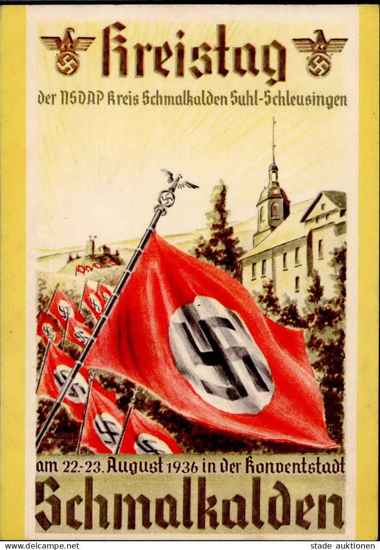 SCHMALKALDEN WK II - NSDAP-KREISTAG 1936 I - Guerra 1939-45