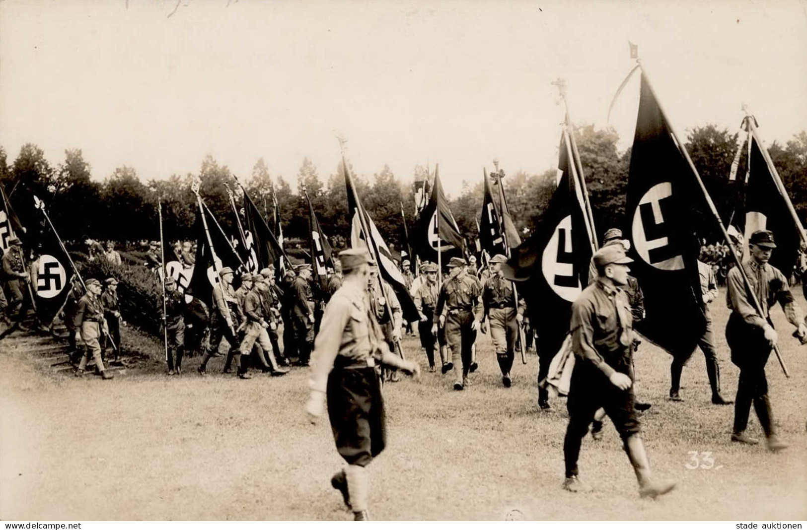 SA WK II - Sehr Frühe Foto-Ak SA MARSCHIERT I - War 1939-45