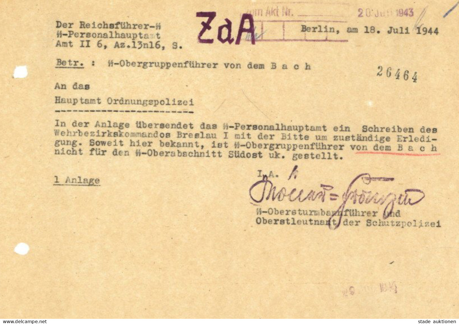 SS Dokument Der SS-Reichsführer I-II - Weltkrieg 1939-45