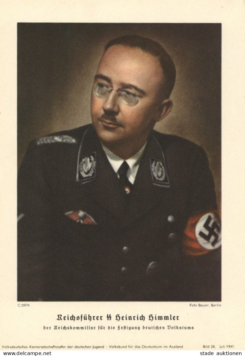 SS VDA Reichsführer Heinrich Himmler Bild 28 Juli 1941 I-II - Guerra 1939-45