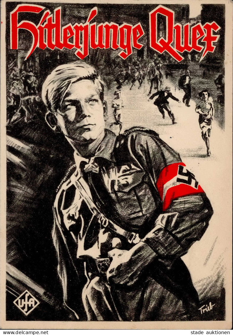 HITLERJUGEND WK II - HITLERJUNGE QUEX Film-Propagandakarte 1933 I - Weltkrieg 1939-45