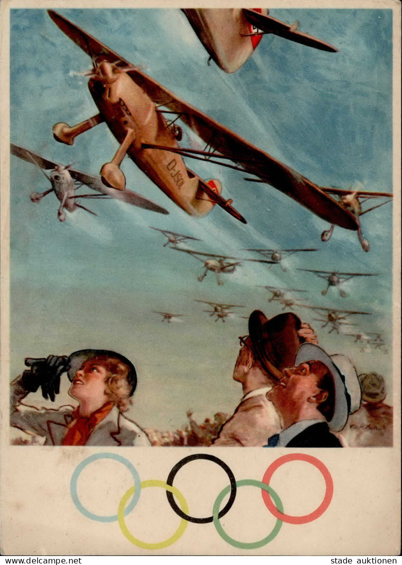 NS-FLIEGERKORPS WK II - OLYMPIADE 1936 Der Reichsluftsportführer I-II - Guerra 1939-45