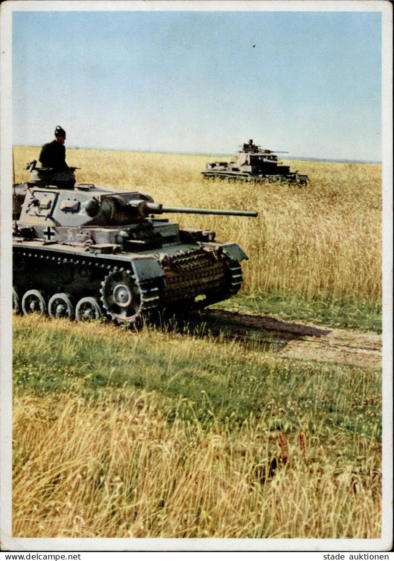 Panzer WK II Wehrmacht Im Feld I-II (Ecken Gestaucht) Réservoir - War 1939-45