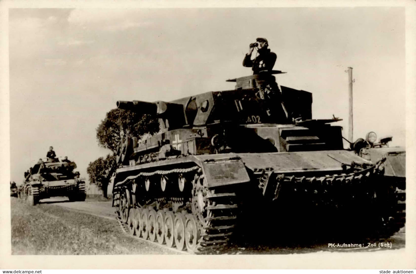 Panzer WK II Wehrmacht Foto-AK I- Réservoir - War 1939-45