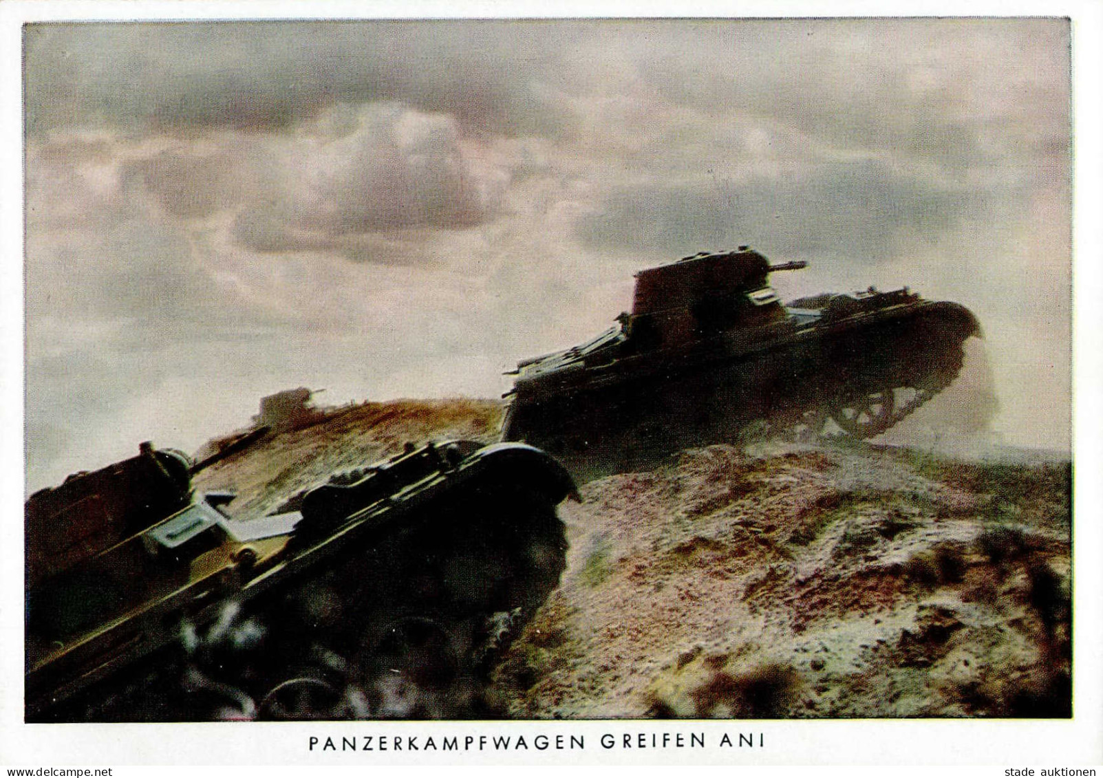 Panzer WK II Wehrmacht Panzergreifwagen Greift An I-II (RS Fleckig) Réservoir - Guerra 1939-45