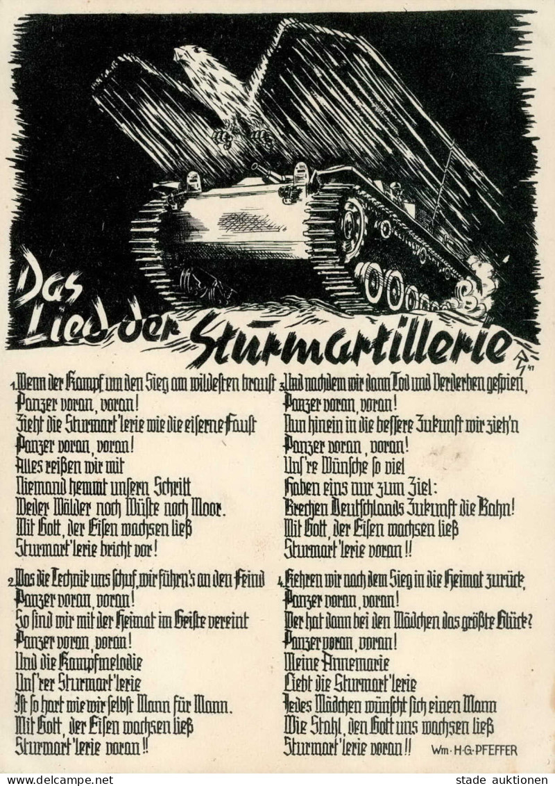 SoldatenliederDas Lied Der Sturmartillerie Sturmgeschütz I-II - Guerra 1939-45