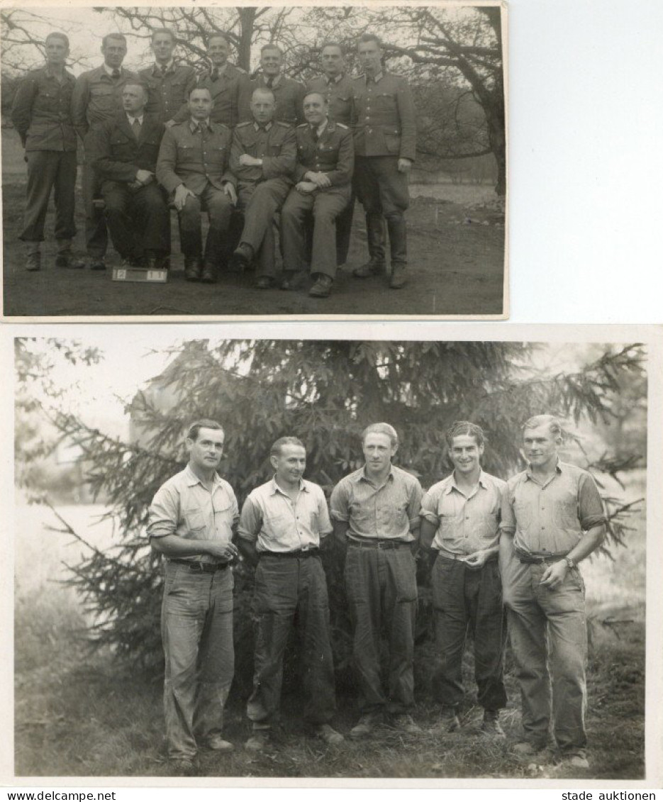 WK II 4 Foto POW Kriegsgefangene Sept. 1946 Und Nov. 1918 II - War 1939-45