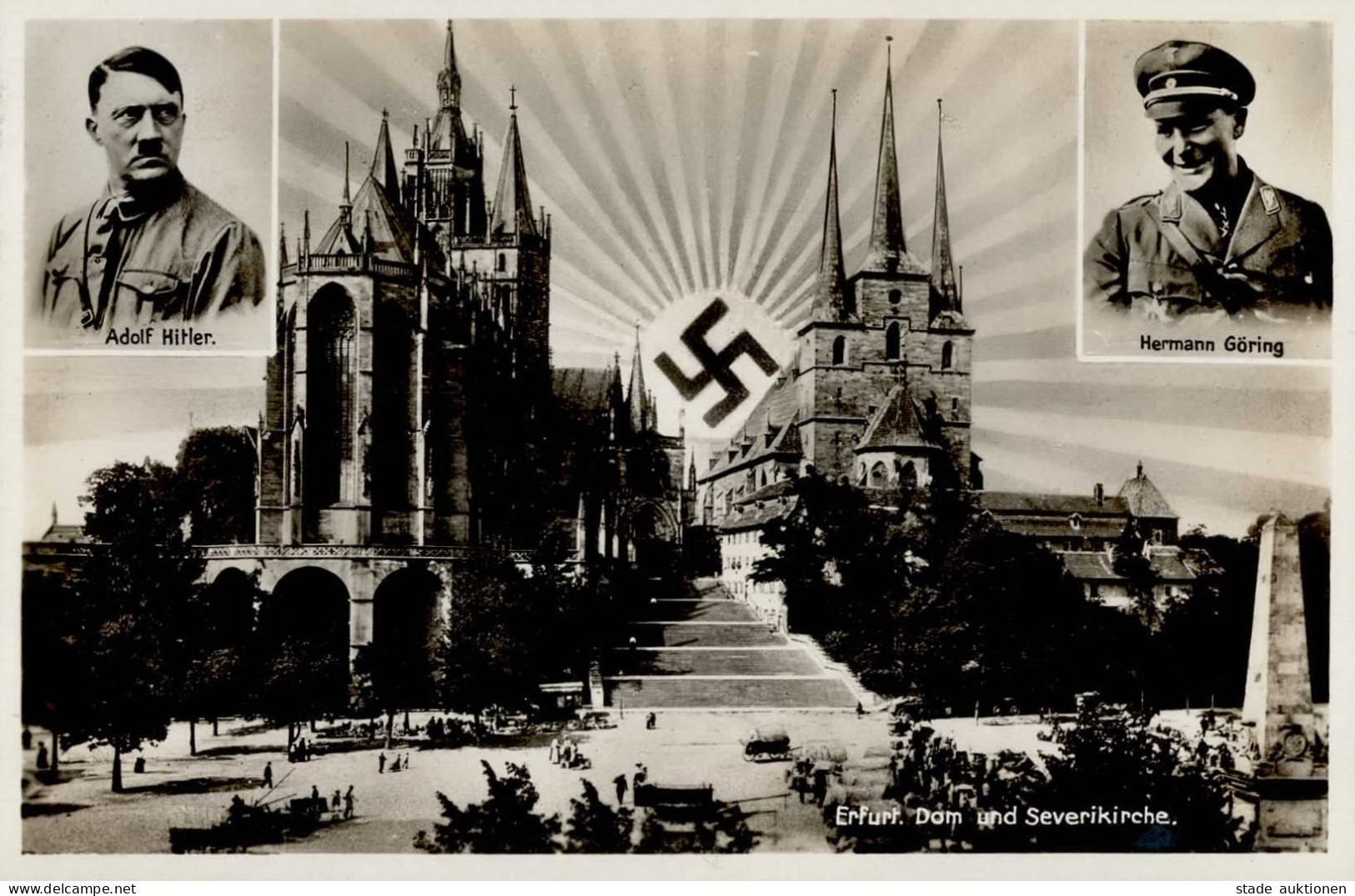 Aufgehende Sonne WK II - ERFURT 1933 Mit Hitler Und Göring I - Guerra 1939-45