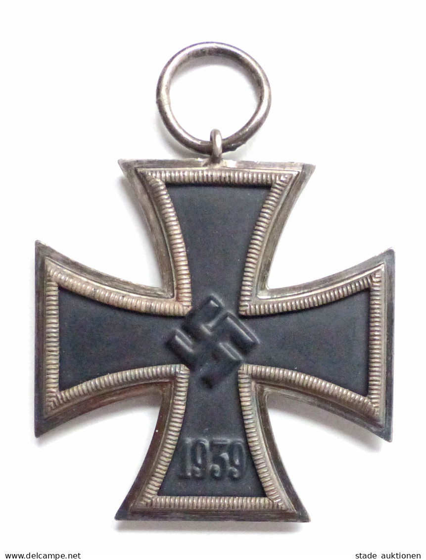 WK II Orden Eisernes Kreuz EK2 1939 Ohne Punze Kern Magnetisch - War 1939-45