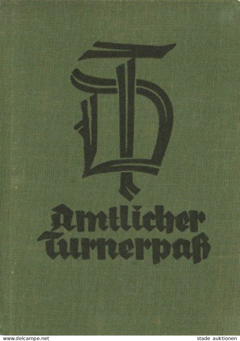Amtlicher Turnerpaß Eines Mitglieds Im Turnverein Hirschberg Saale - 5. World Wars