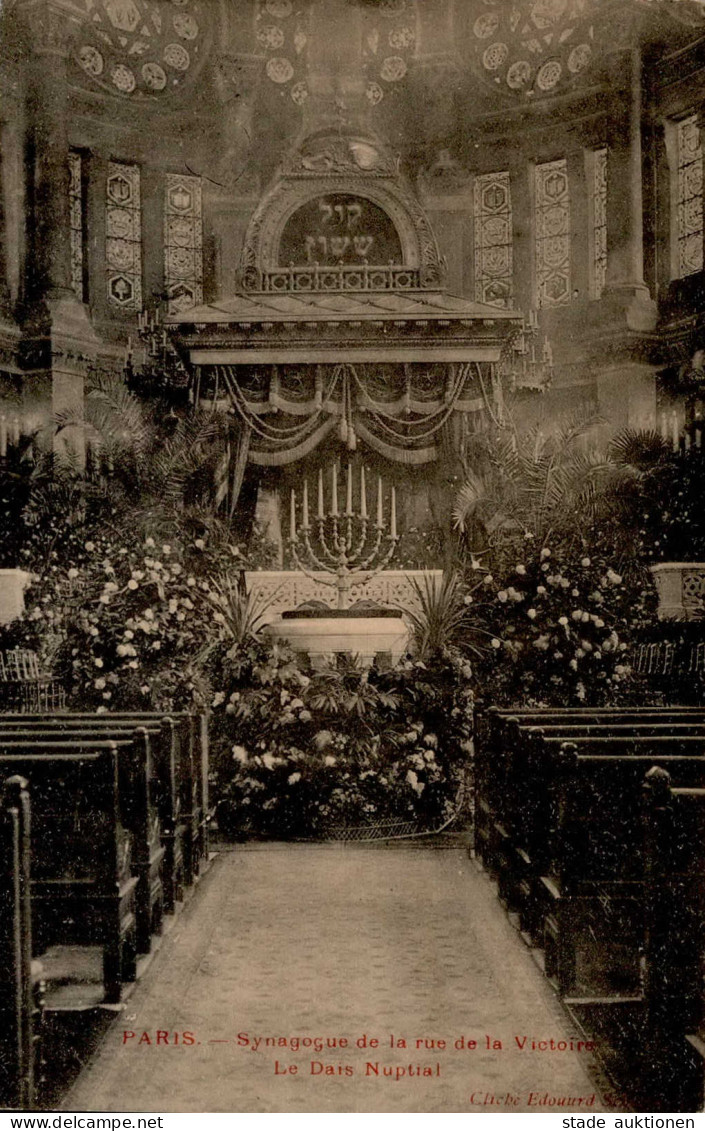 Synagoge Paris Rue De La Victoire Innenansicht I-II Synagogue - Judaika