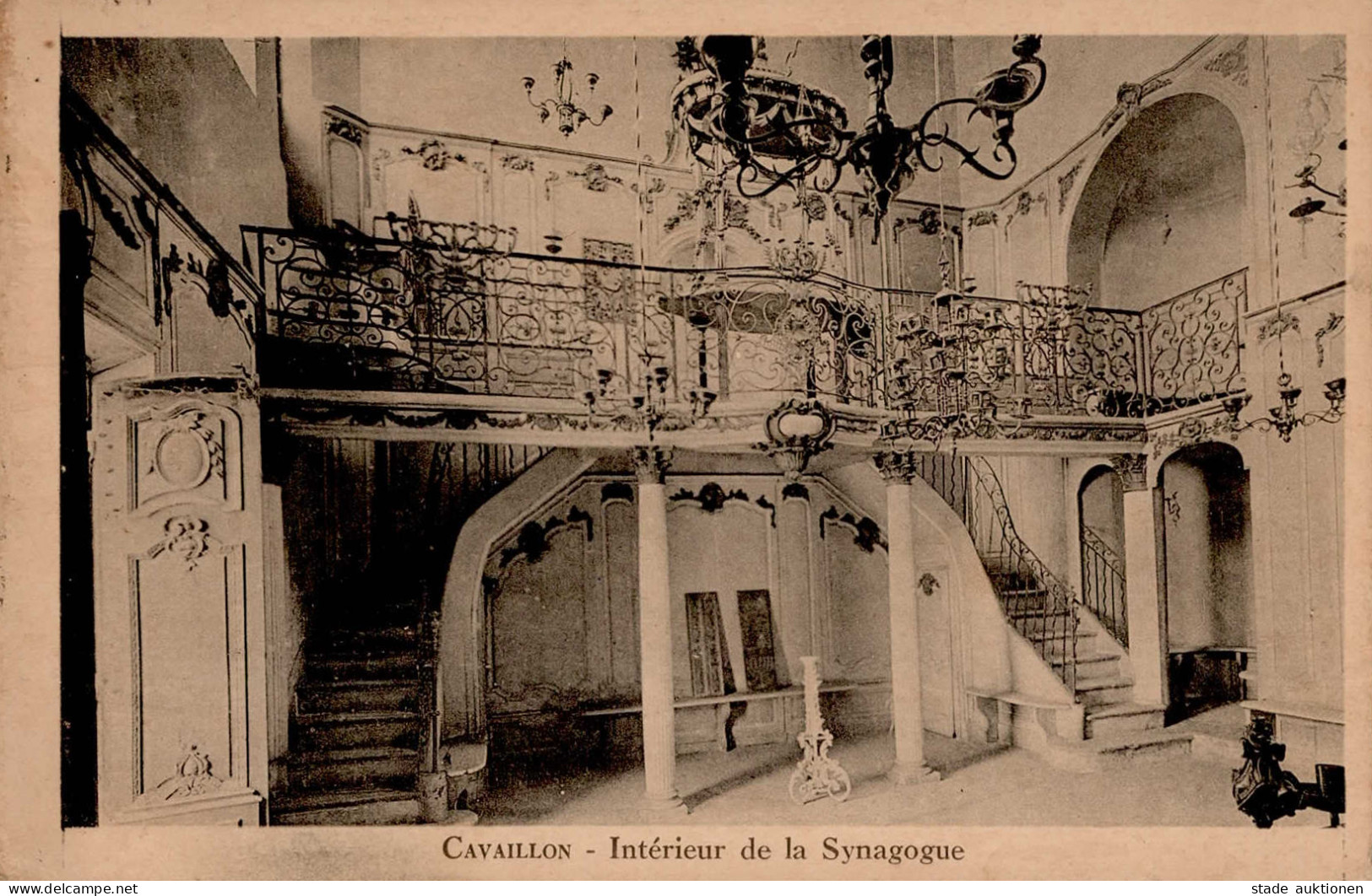 Synagoge Cavaillon Innenansicht I-II Synagogue - Giudaismo