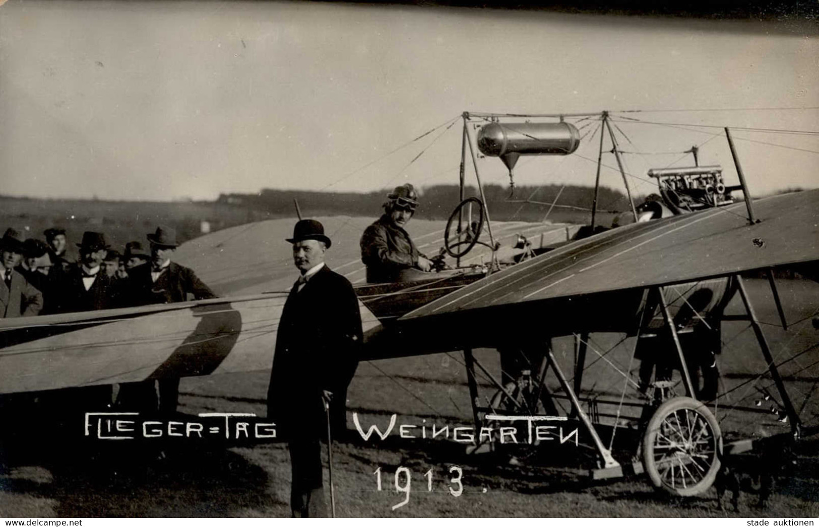 Weingarten Flieger-Tag 1913 Foto-AK I-II - Sonstige & Ohne Zuordnung