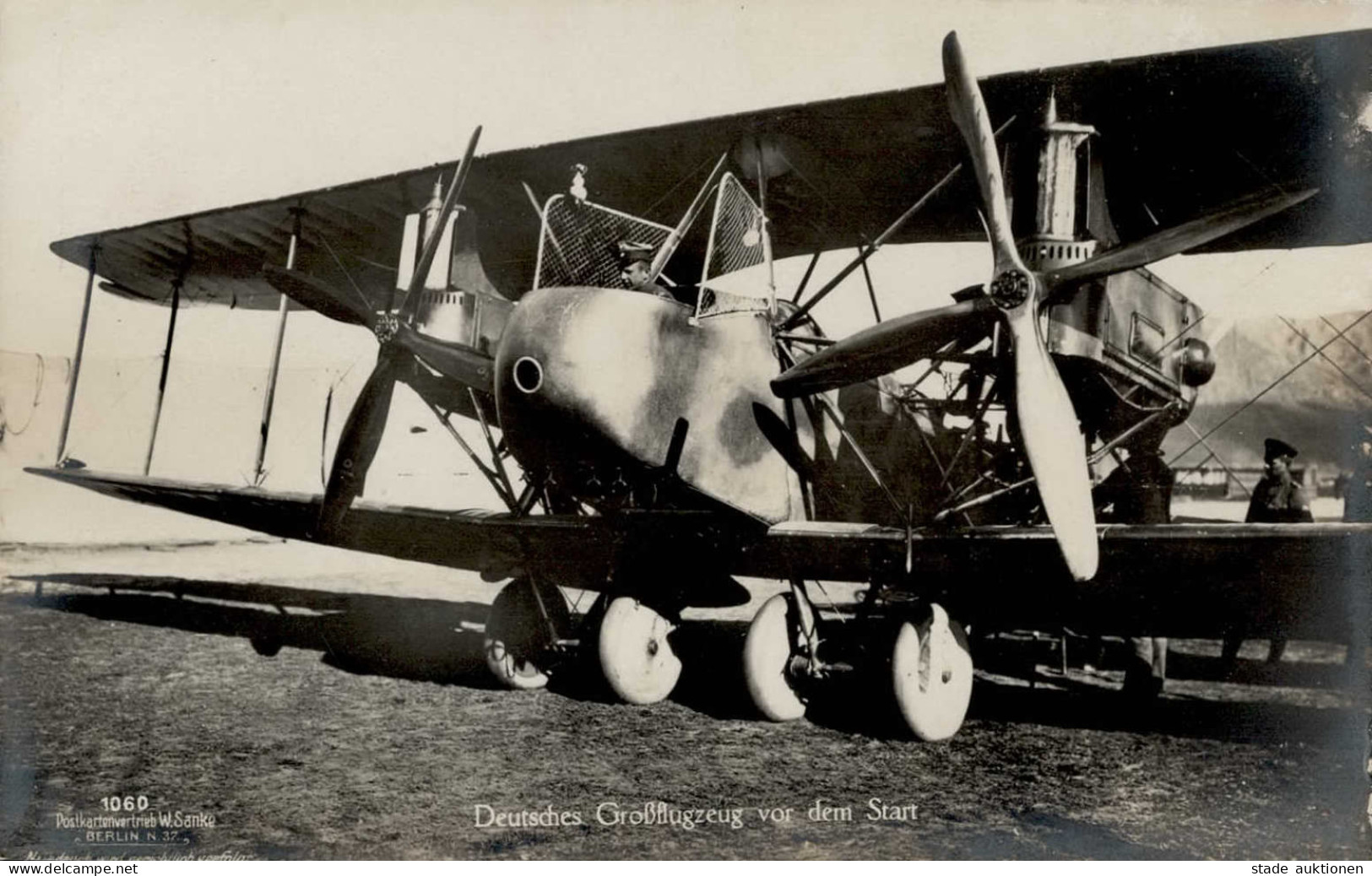 Sanke Flugzeug 1060 Deutsches Großflugzeug Vor Dem Start I-II Aviation - Airmen, Fliers