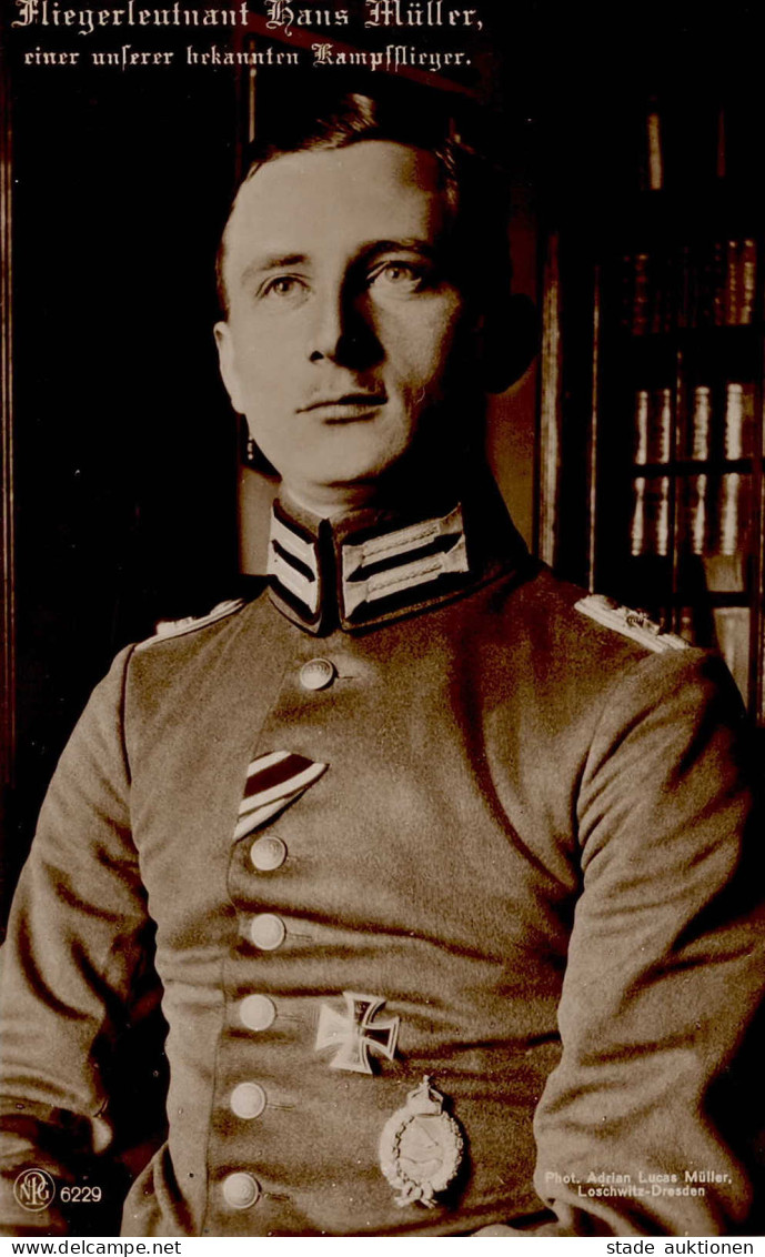 KAMPFFLIEGER Fliegerleutnant Hans MÜLLER - NPG 6229 I - Flieger