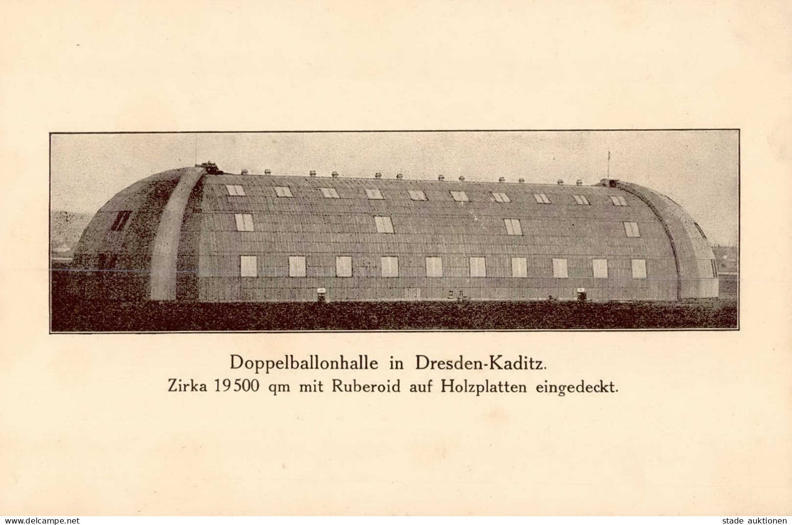 Ballon Dresden-Kaditz Doppelballonhalle I-II - Aviateurs