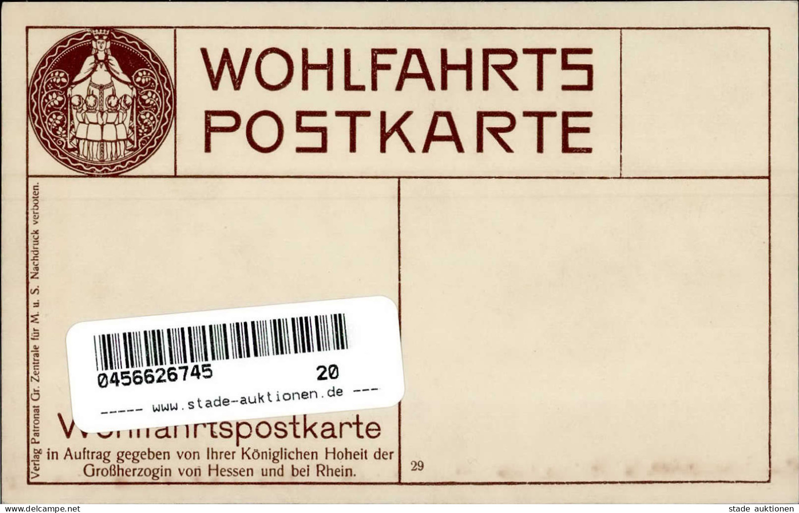 FLUGPOST RHEIN-MAIN - Sieger IV XBB Wohlfahrtpostkarte Nr. 29 I - Dirigibili