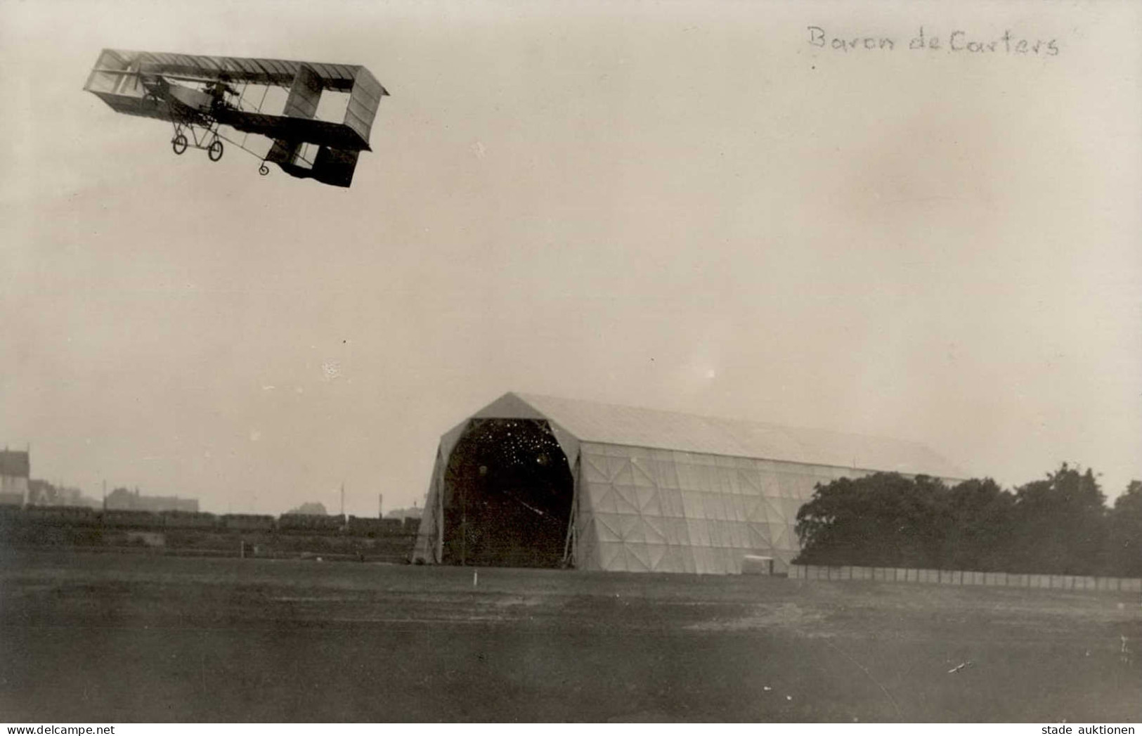 FRANKFURT/Main ILA 1909 - Seltene Foto-Ak Hdschrftl: BARON De CARTERS I - Airships