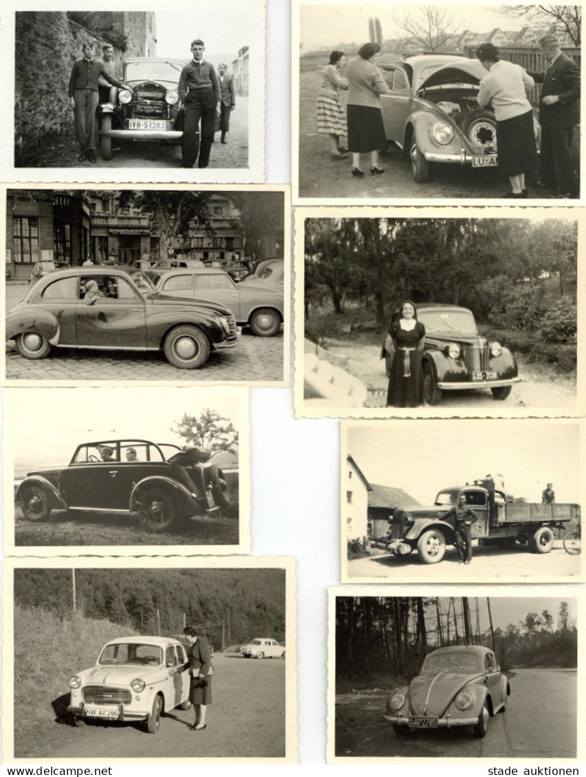 Automobile Meist 50er/60er Jahre Ca. 150 Fotos - Other & Unclassified