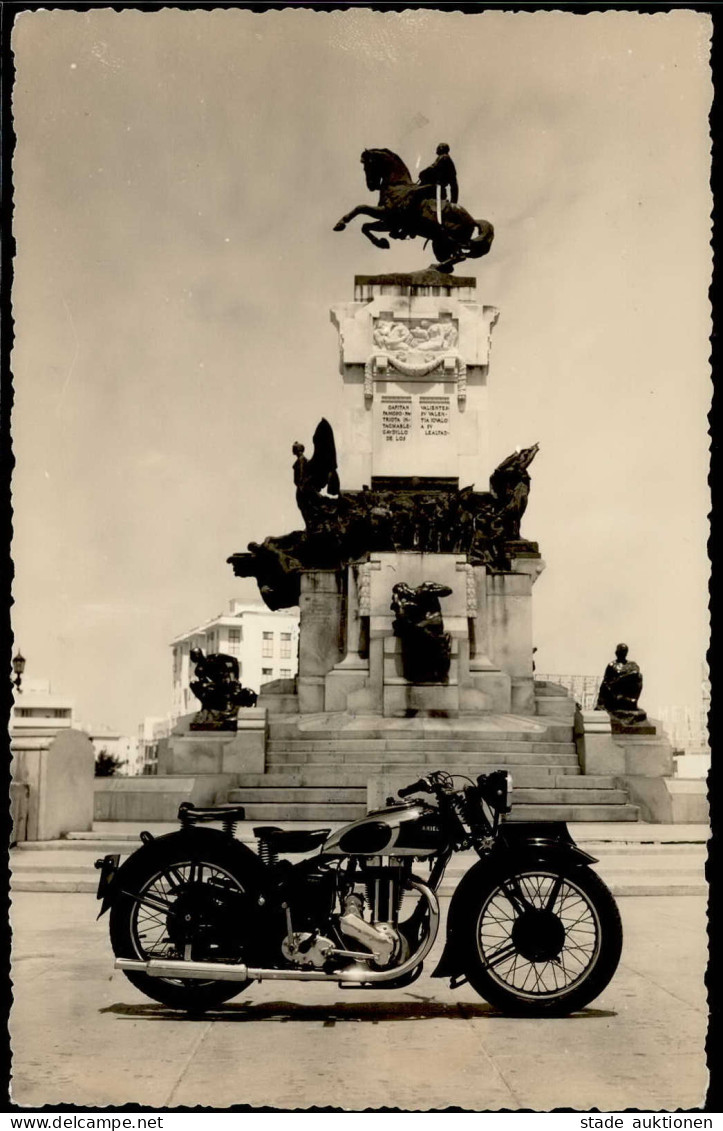 Motorrad Ariel Auf Cuba Foto-AK 1946 I-II - Motorräder
