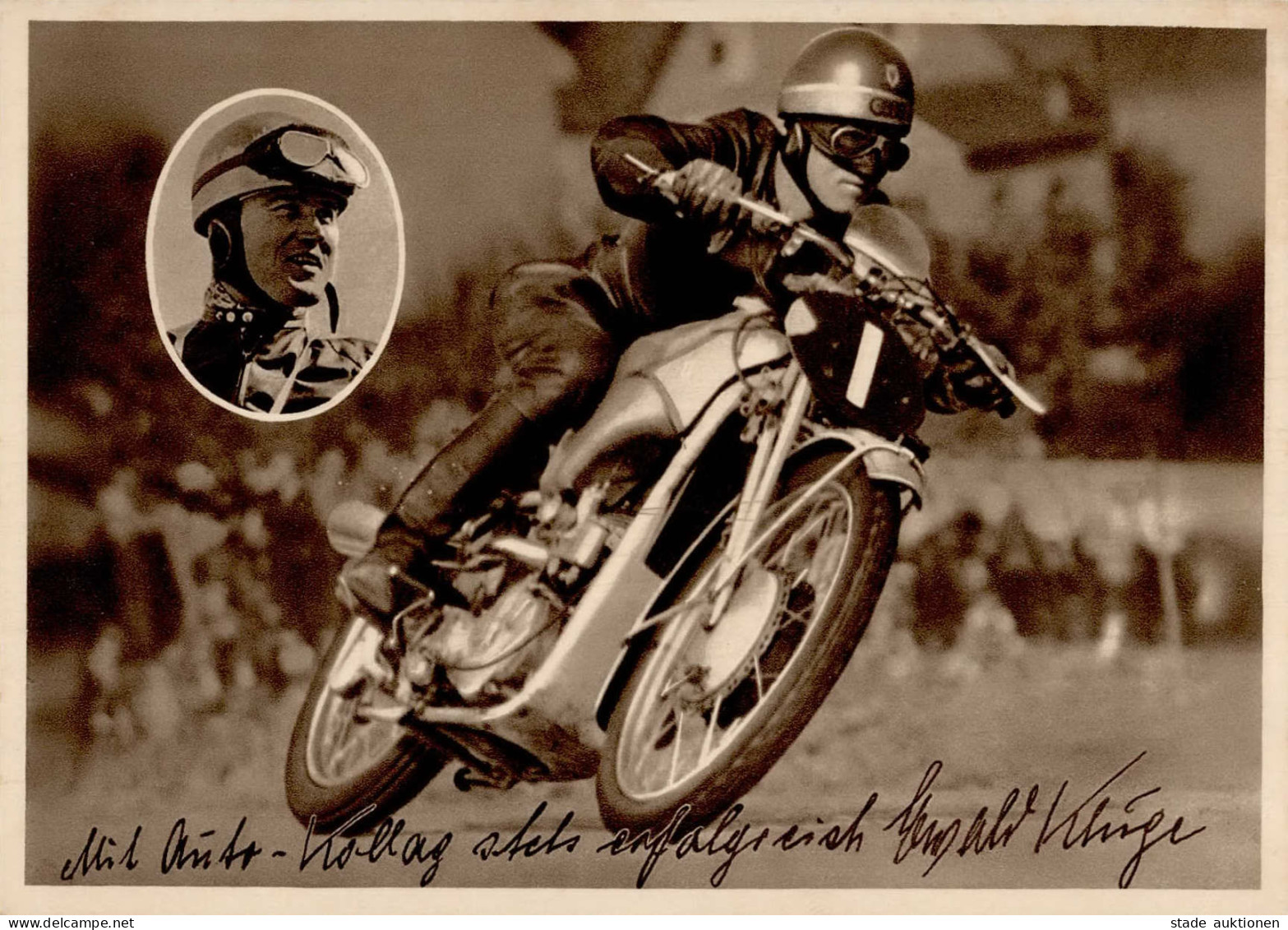 Motorrad Kluge, Ewald Deutscher Motorradmeister I-II - Motos