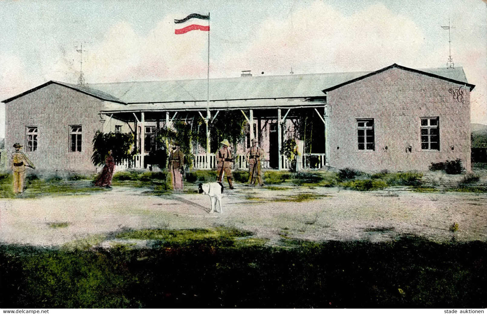 Kolonien Deutsch-Südwestafrika Hotel In Otjimbingue Stempel Swakopmund 1905 I-II Colonies - Geschichte