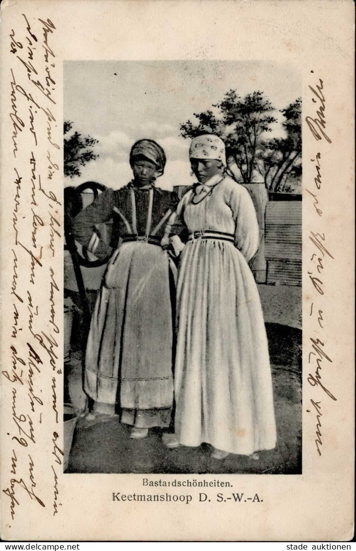 Kolonien Deutsch-Südwestafrika Keetmanshoop Bastardschönheiten Stempel Warmbad 12.02.1907 I-II Colonies - Histoire