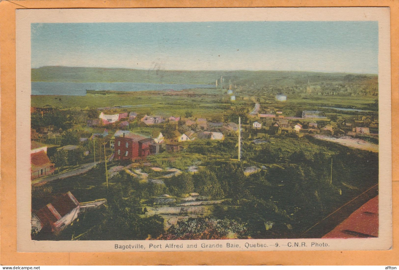 La Baie Bagotville Quebec Canada Old Postcard - Saguenay