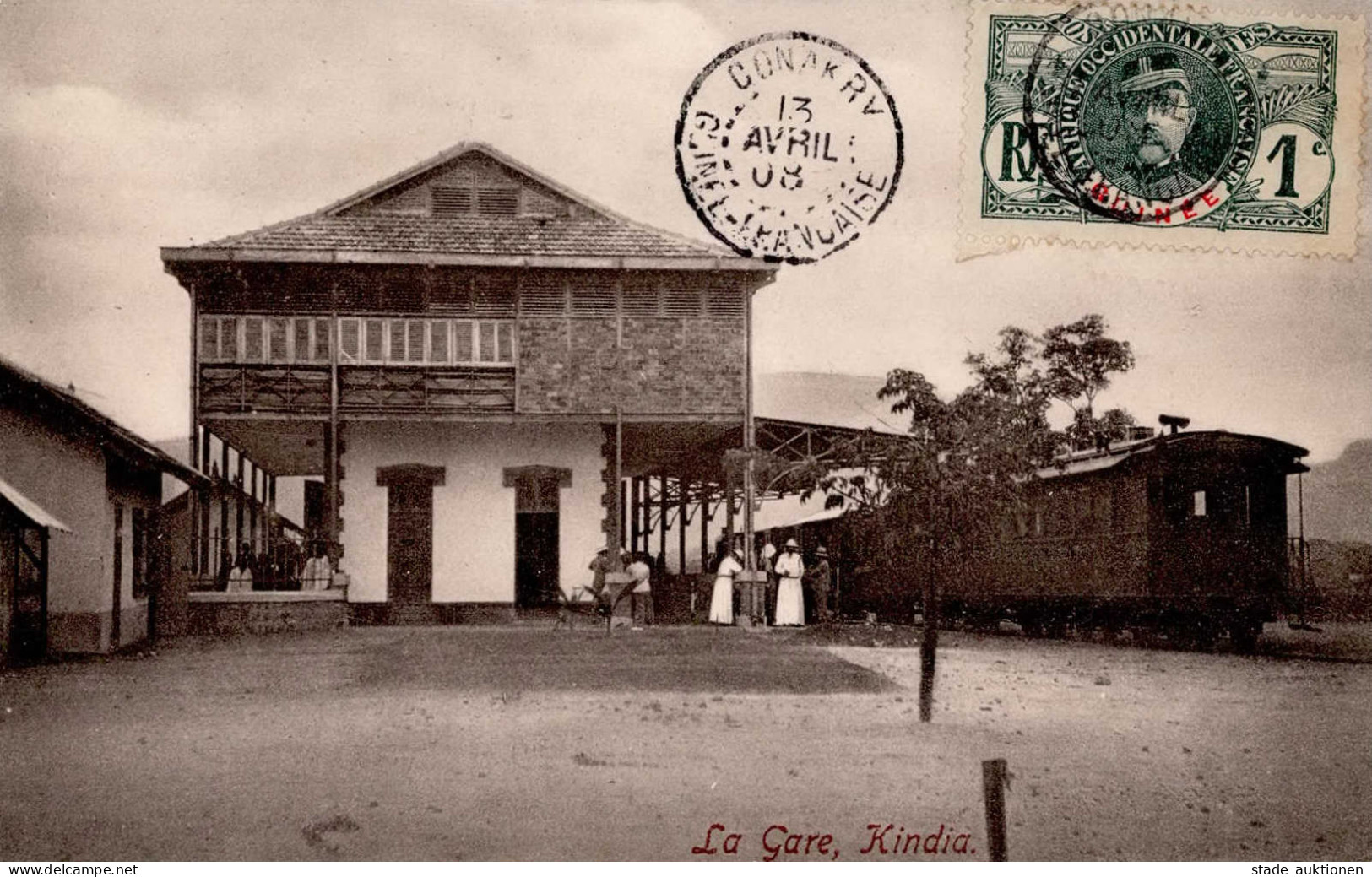 Deutsch Neu Guinea Kindia Bahnhof 1908 I-II - Geschichte