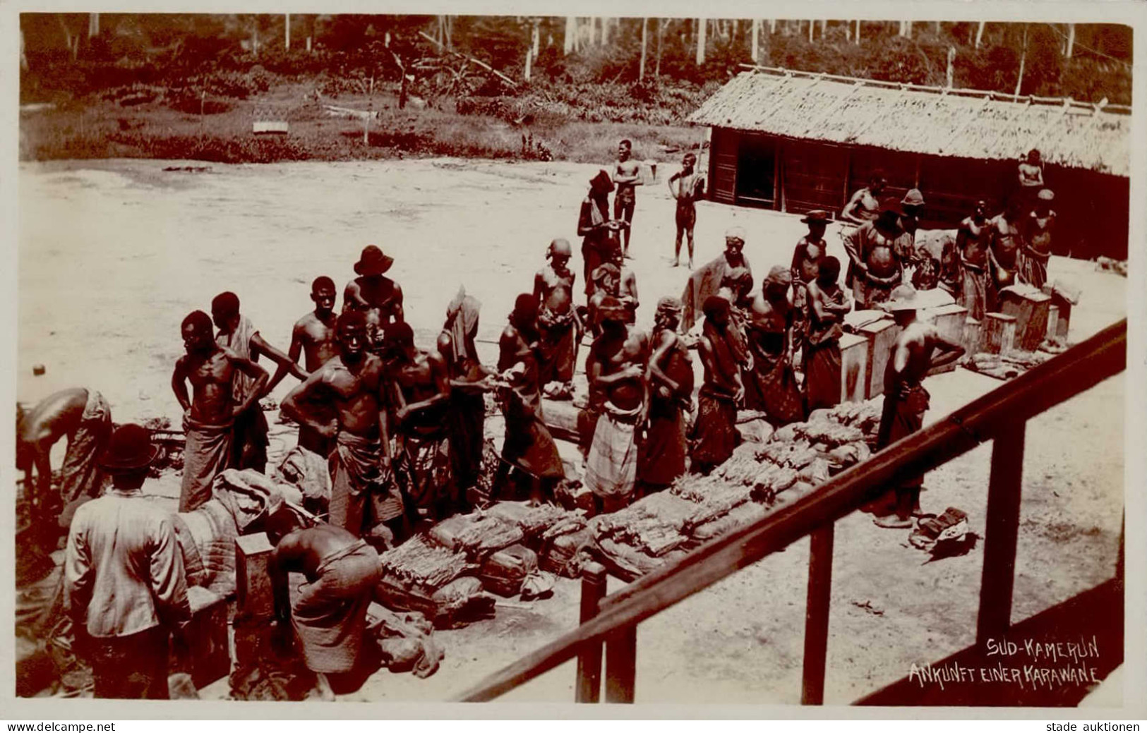 Kolonien Kamerun Ankunft Einer Karawane I-II Colonies - History