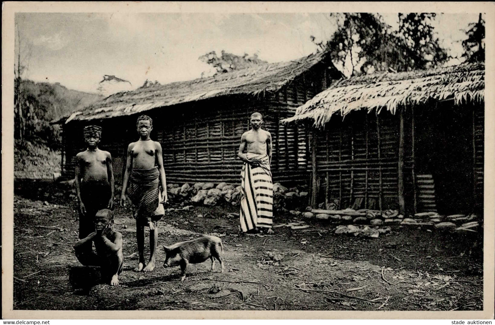 Kolonien Kamerun Buea Dorfscene In Wilhelmsthal I- Colonies - Histoire