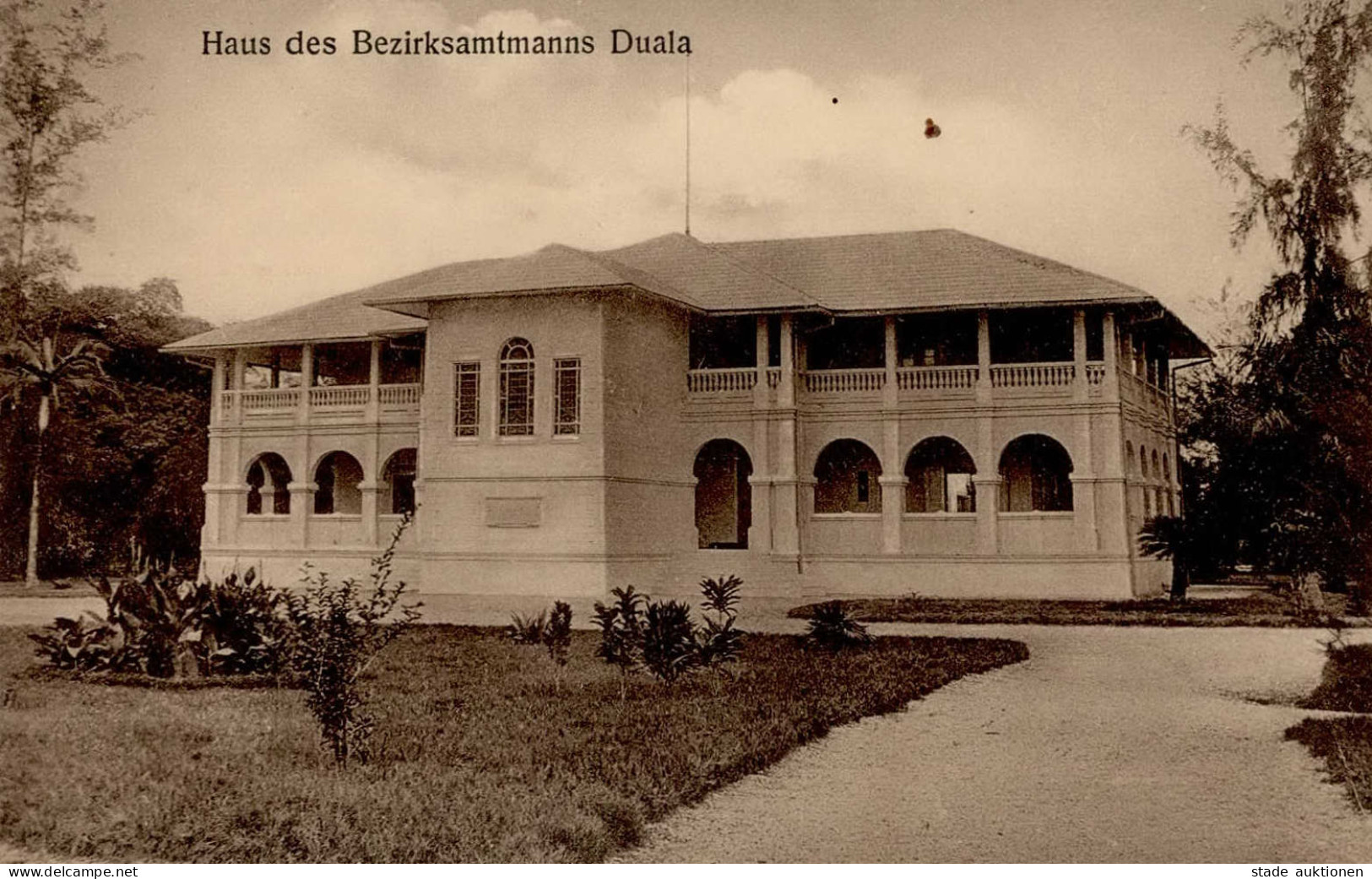 Kolonien Kamerun Duala Haus Des Bezirksamts I-II Colonies - History