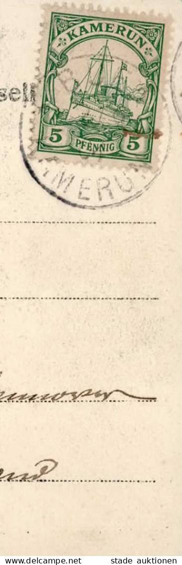 Kolonien Kamerun Duala Straße Stempel 1904 I-II (kl. Eckbug) Colonies - Historia