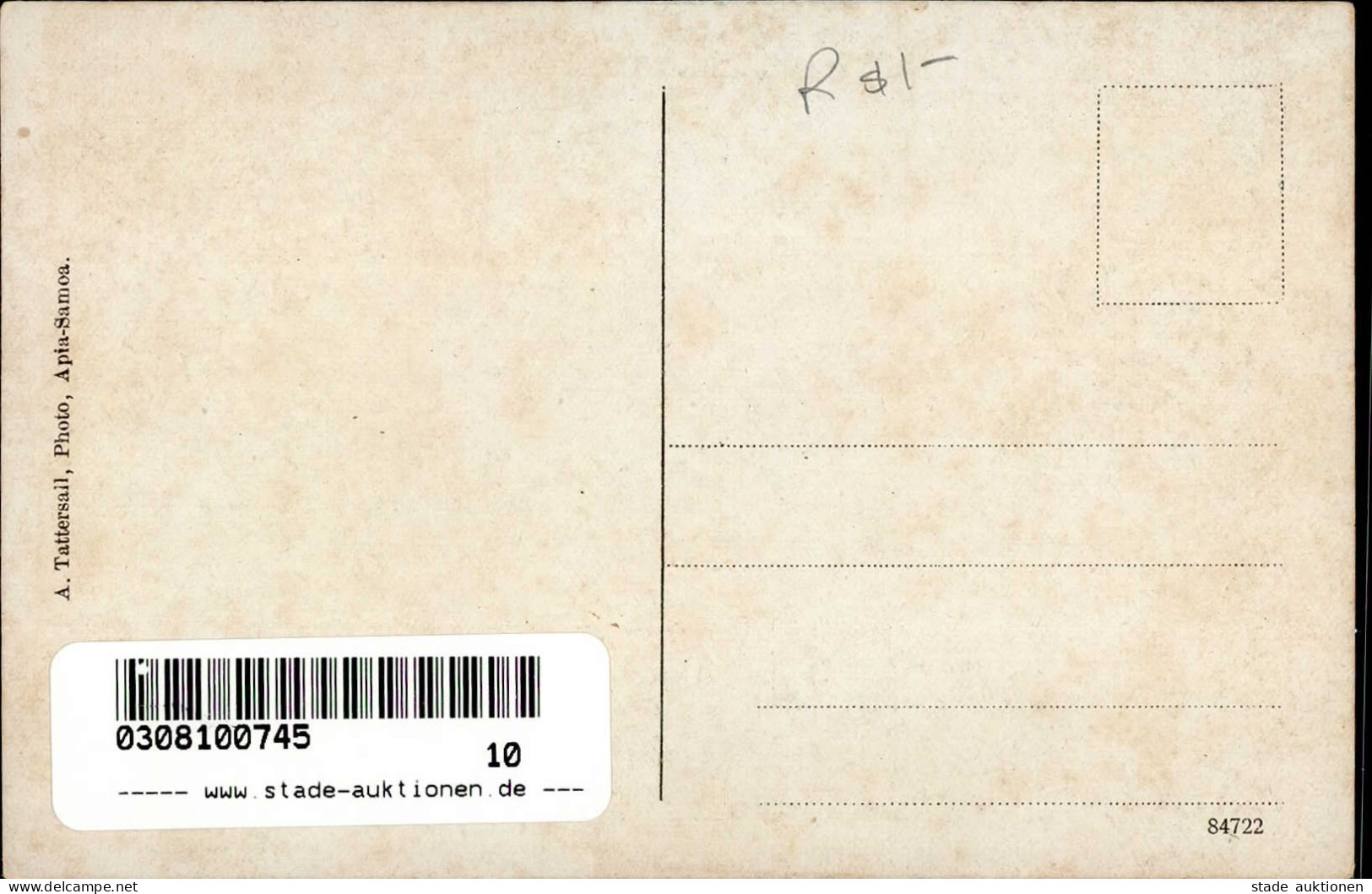 Kolonien Samoa Apia Hospital I-II (fleckig) Colonies - Histoire